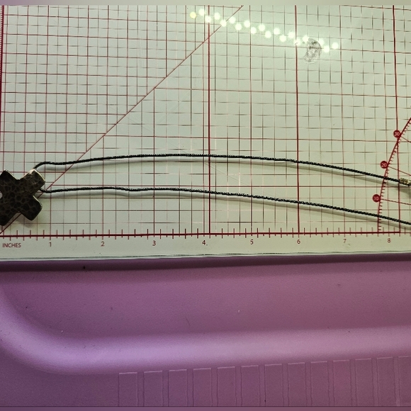 Silpada Hammered Cross Necklace 925 - Picture 7 of 10